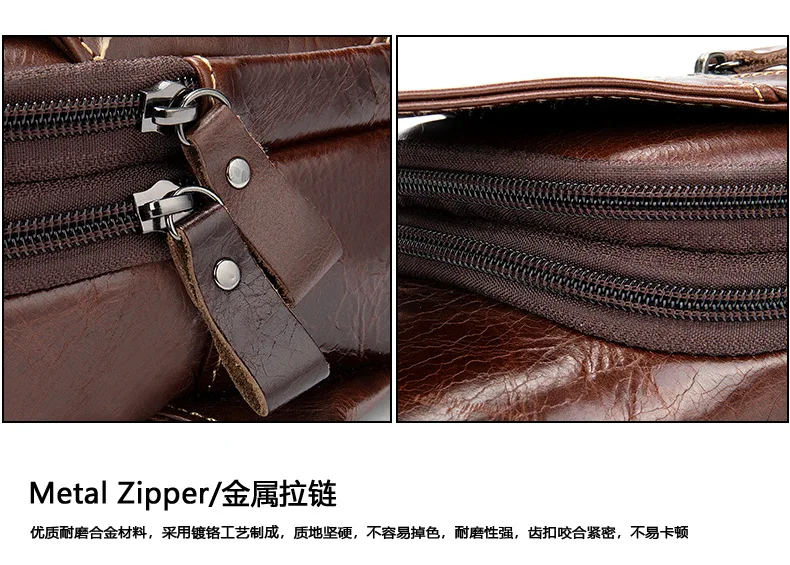 Men Chest Bag New Arrival Multifunction Crossbody Cross Body Bags Waterproof Casual Cowhide Leather Messenger Shoulder Bag Pack