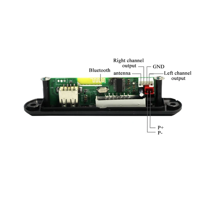 MP3 Bluetooth декодер доска автомобильный аудио плеер FM радио TF USB 3,5 мм AUX модуль Автомобильный MP3 декодирование динамик аксессуары с пультом дистанционного управления