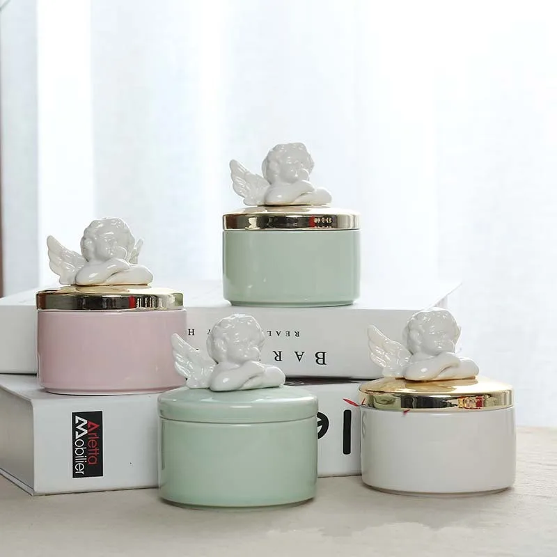 Керамические бутылки для хранения конфет с Купидоном ангелом романтическое