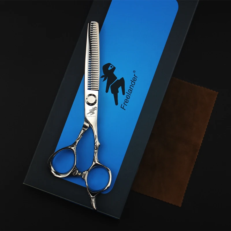 6 inch Professional pet grooming kit, straight scissors and curved pieces