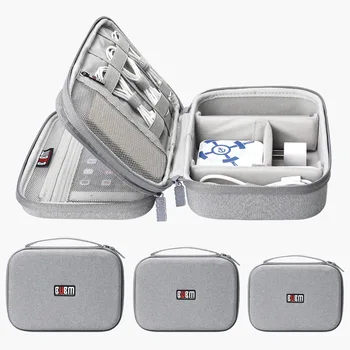 

Multi-function Travel Digital Storage Bag Mobile Power Headset U Disk Data Cable Storage Bag Cable Bag USB Gadget Organizer