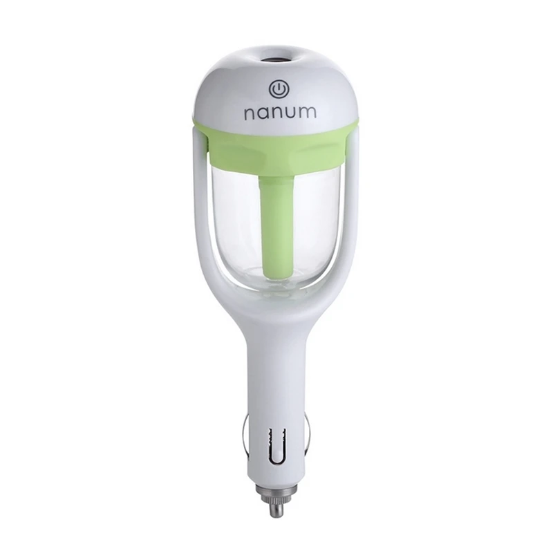 Green NMT-026, автомобильный паровой увлажнитель воздуха, арома-диффузор, мини-очиститель воздуха, ароматерапия, диффузор эфирного масла, портативный распылитель - Цвет: Green