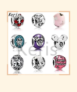 

High Quality Reprint 1:1 100%925 Sterling Silver Multi-Style Mouse Pattern Round Bead Bracelet Set