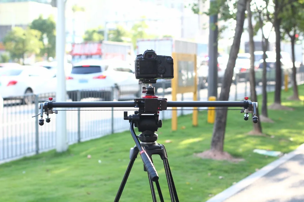 DSLR камера слайдер Bluetooth моторизованный углеродный рельс направляющая система видео стабилизатор для Vlog видеокамеры Youtube фотостудии