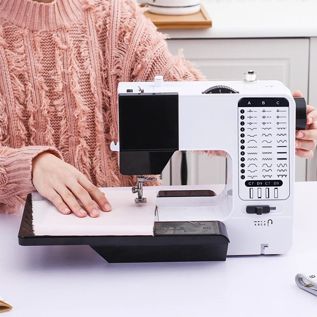 Ukicra Sewing Machine UFR-505 - Electric Mini Sewing Machines, 12 Stitches, Perfect for Beginners