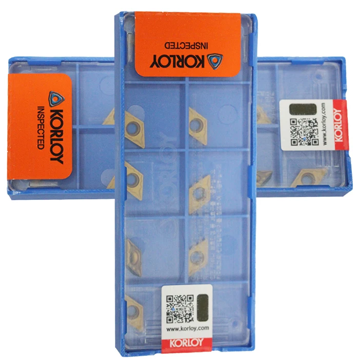 Корея KORLOY DCMT070202-HMP PC9030 DCMT070204-HMP NC3020 DCMT070204-HMP NC3120(10 шт./лот) резец для внутренней обточки вставки