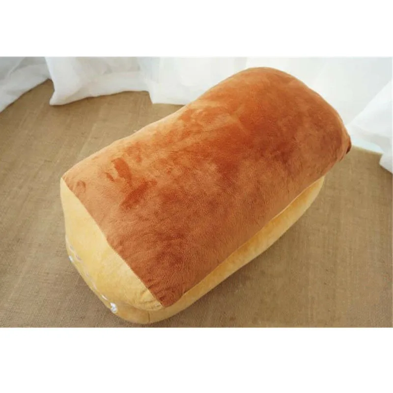 Lovely Breakfast Bread Plush Toy Soft Stuffed Emulated Cuddly Bread Pillow Doll Plush Pillow