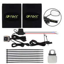 1 компл. Мотоцикл 12 В Подогрев ручки с проводом и переключателем нагреватель комплект 30-36 мм ручка нагреватель ручек ручки