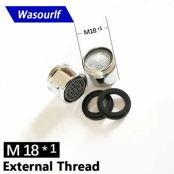 WASOURLF ก๊อกน้ำ Aerator M18ด้ายชายประปา Bubbler Filter อุปกรณ์ครัวห้องน้ำ Ware น้ำทองเหลืองคุณภาพสูง 2
