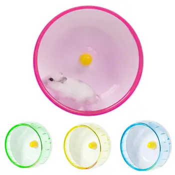 

Pet Hamster Mouse Rat Exercise Silent Running Spinner Wheel Cage Playing Toy