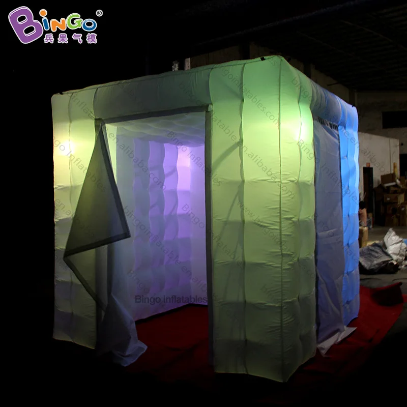 Customized 7.8x7.8x7.8 Feet Inflatable Photo Booth With LED Lighting For Event 4