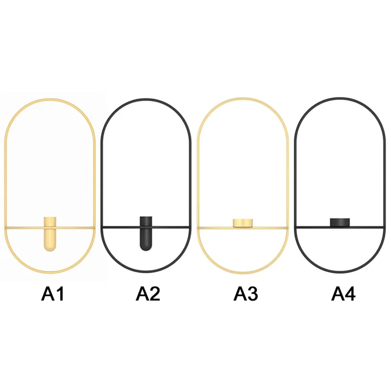 Подсвечник в скандинавском стиле, металлический настенный подсвечник, современное бра, подходящие для дома, элегантные свадебные, рождественские украшения
