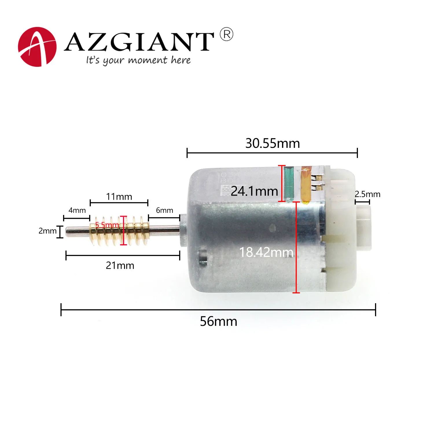 AZGIANT 12V DC оригинальный двигатель рулевого замка FC280 карбоновая щетка | Автомобили