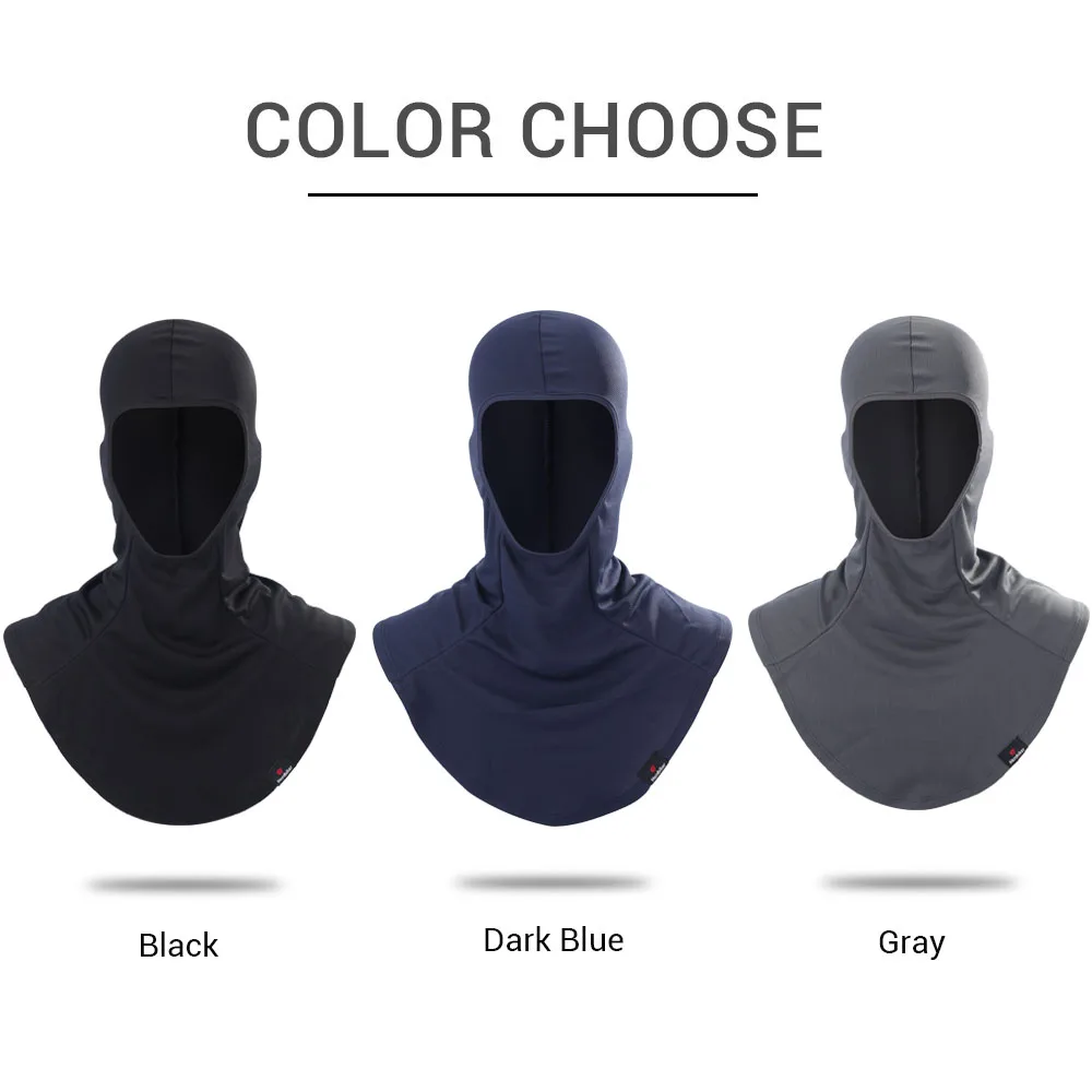 HEROBIKER Motorcycle Face Mask Balaclava Motorcycle Neck Scarf Summer Breathable Moto Mask Hat Hood Cycling Bike Ski Mask images - 6