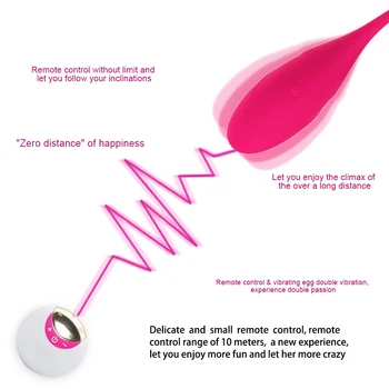 Wireless Remote Vibrating Egg Ben Wa ball Kegel Exercise Vaginal ball USB Rechargeable Vibrators Waterproof Sex Toy for Women 3