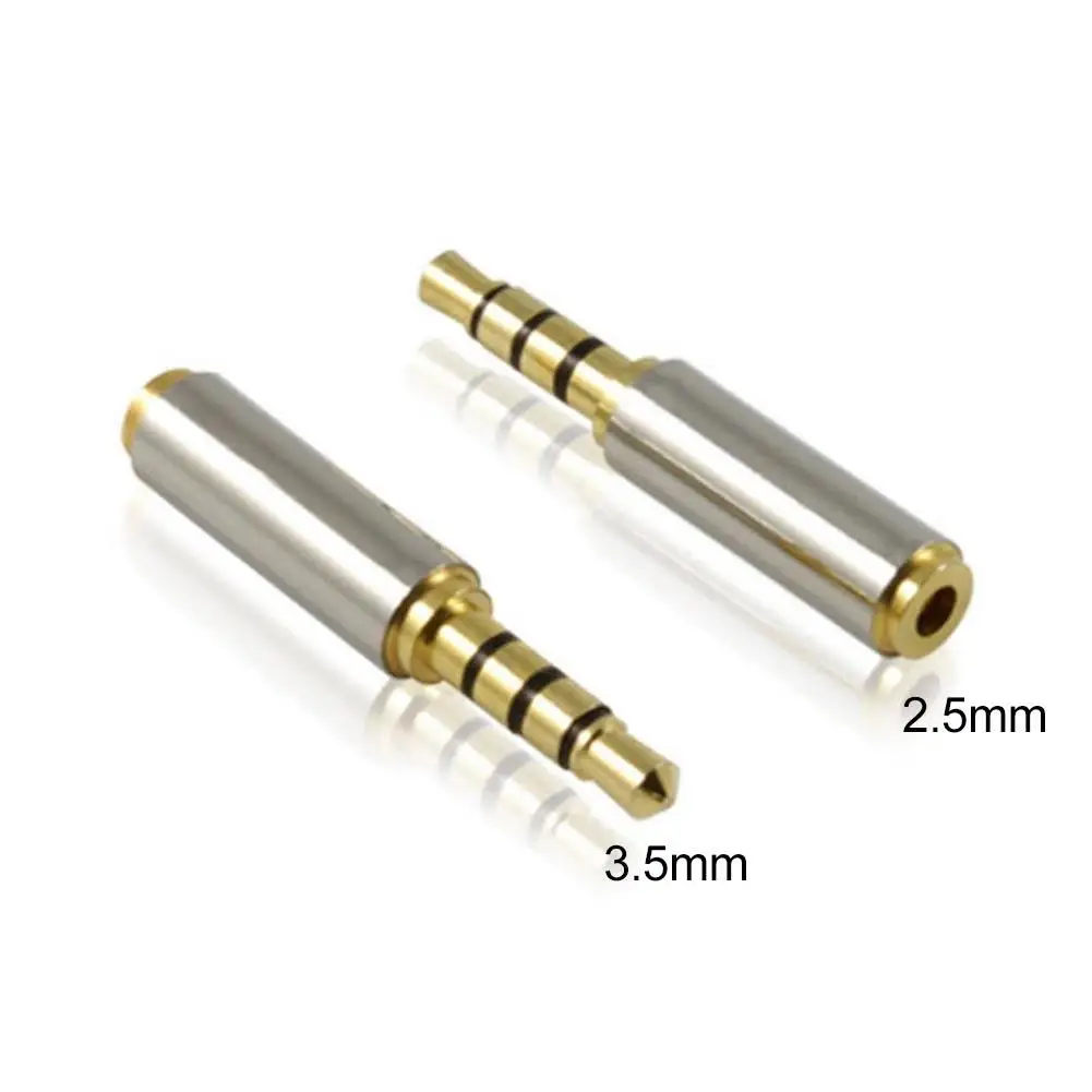 Mini Metal 3.5mm Male to 2.5mm Female Jack Headphone Audio Connector Adapter | Мобильные телефоны и аксессуары