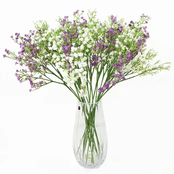 

White Babies Breath Artificial Gypsophila Flowers For Vases for Home Decor Flower Wedding Bride Holding Flower Artificial Plants