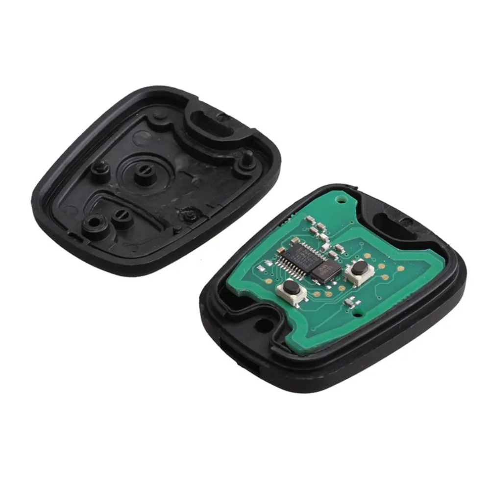 2 Buttons Remote Control Car Key Blade Remote Key Fob Controller For PEUGEOT 206 433MHZ With PCF7961 Transponder Chip