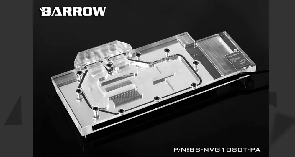 Курган BS-NVG1080T-PA LRC RGB v1/v2 полное покрытие видеокарта блок водяного охлаждения для основателя ver.1080Ti/Titan/1070Ti/1060