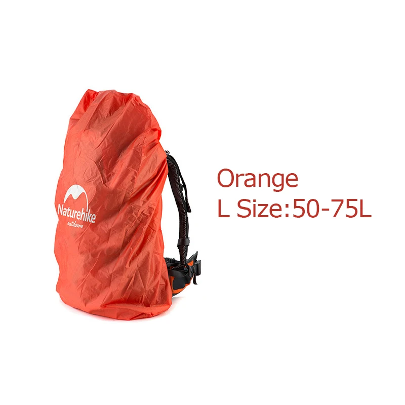 L Size Orange NatureHike NH15Y001-Z 20L-75L водонепроницаемый рюкзак дождевик Сумка дождевик пылезащитный чехол для кемпинга пешего туризма охоты - Цвет: L Size Orange