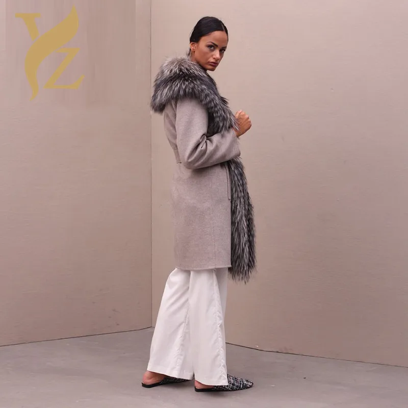 YZ. FURTURE женская новая зимняя одежда утепленная шерстяная куртка Женская Корейская версия короткого свободного клетчатого шерстяного пальто
