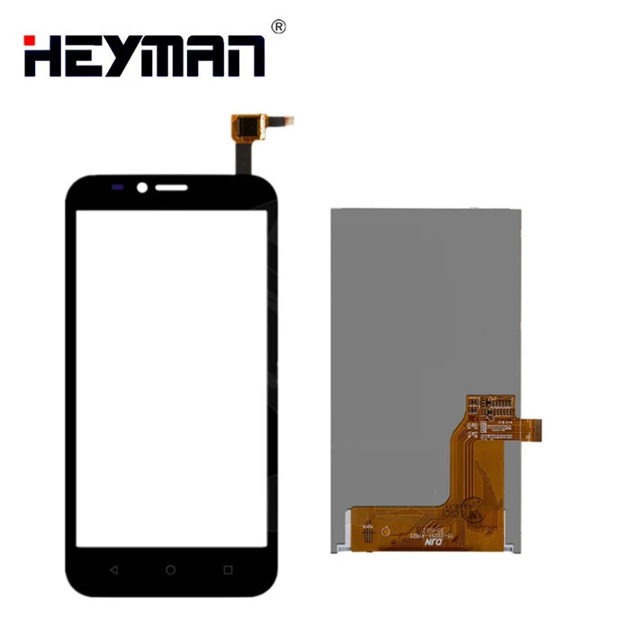 ЖК-дисплей с сенсорным экраном для huawei Ascend Y625 Y625-U51 Y625-U21 Y625-U32 ЖК-дисплей дисплей сенсорный экран дигитайзер Стекло Панель спереди - Цвет: black Touch with LCD