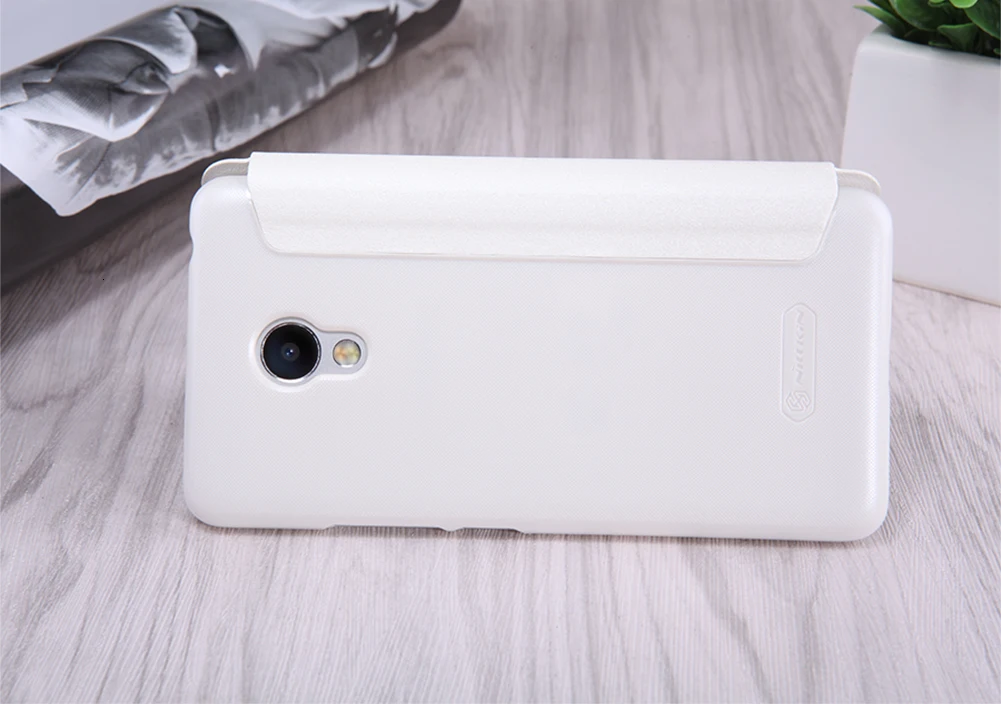 Чехол NILLKIN для Meizu M3S, Блестящий Защитный кожаный чехол, чехол для Meizu M3S для meilan 3s Mini, флип-чехол с умным режимом сна