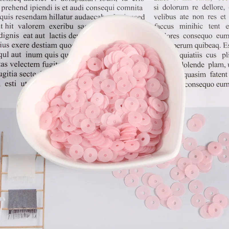 Sequin Embroidery Accessories Sequin Sewing Accessories Sequins For Crafts Sequins Accessories 10g/pack 4mm/5mm/6mm Flat Matte Round Loose Sequins Paillettes Sewing Craft DIY Accessories for Garment Lentejuelas Para Coser