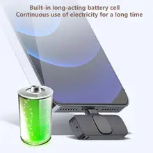 

1 Set Lavalier Microphone Attractive ABS Durable for Recording Wireless Microphone Bluetooth-compatible Microphone