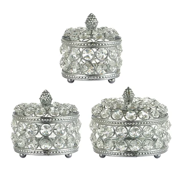 

Jewelry Box Organizer for Women Girls, Jewelry Display Storage Holder Case for Necklace Earrings Bracelets Rings Watches