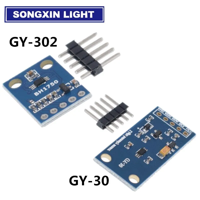 10 шт. GY 302 30 BH1750 BH1750FVI цифровой датчик оптической интенсивности модуля для arduino 3В