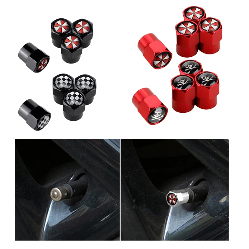 Колпачки для клапанов шин из алюминиевого сплава 4 шт. Ford Honda TOYOTA Opel Chevrolet Audi BMW Fiat