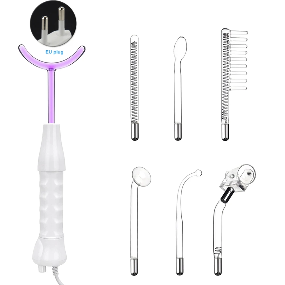 Face Skin Care Portable High Frequency 7 In 1 Multi Function Anti Aging Red Light Electrotherapy Fa