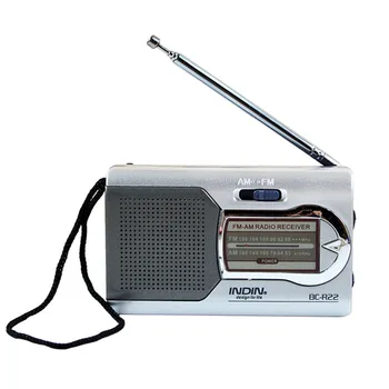

Portable AM/FM Battery Powered Mini Telescopic Pocket Antenna World Receiver Radio