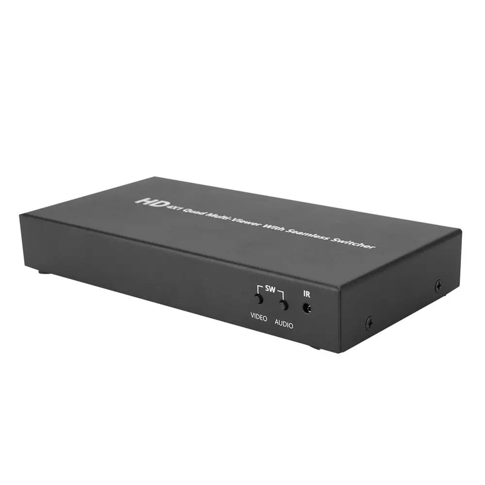 4X1 HDMI изображения Quad видео сплиттер бесшовный переключатель 1080 p/1080i ЕС 110-240 В