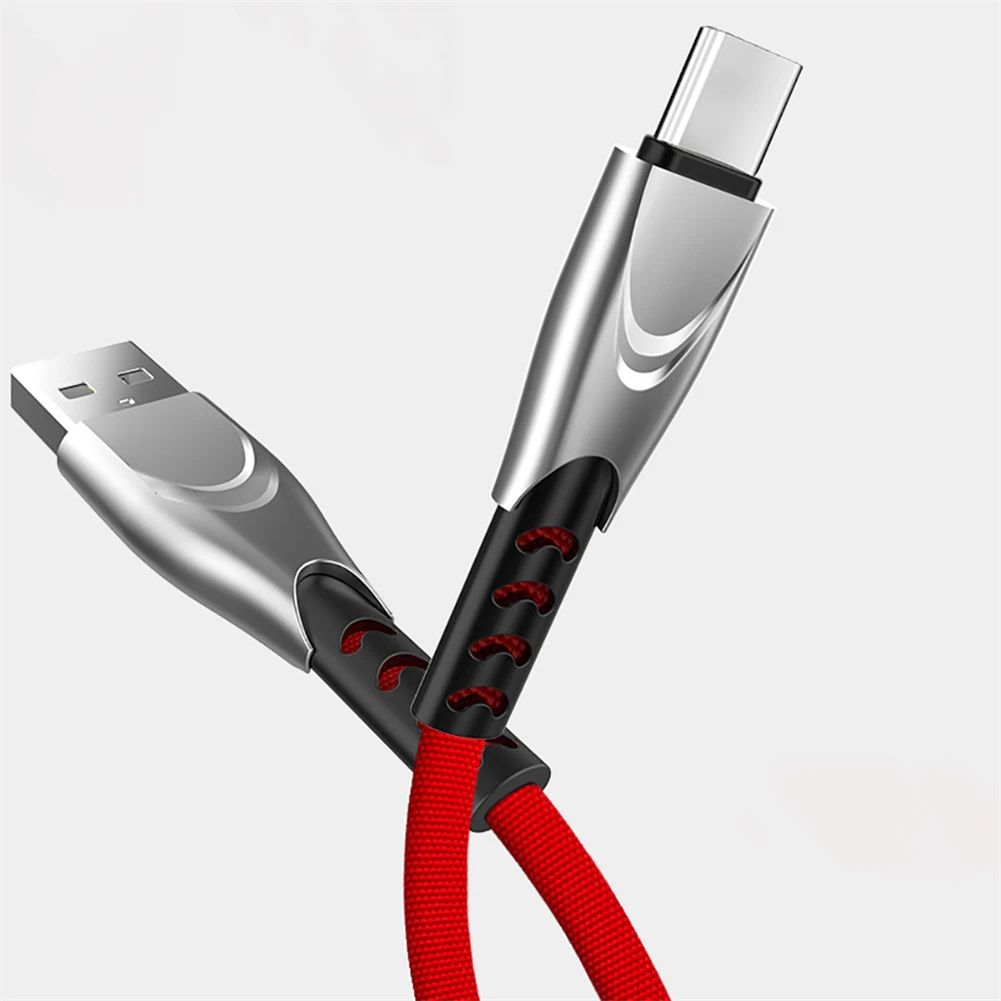 Jetjoy 3A кабель для быстрой зарядки type C USB плетеная синхронизация передачи данных для huawei samsung type C Мобильные кабели для мобильных телефонов 1 м