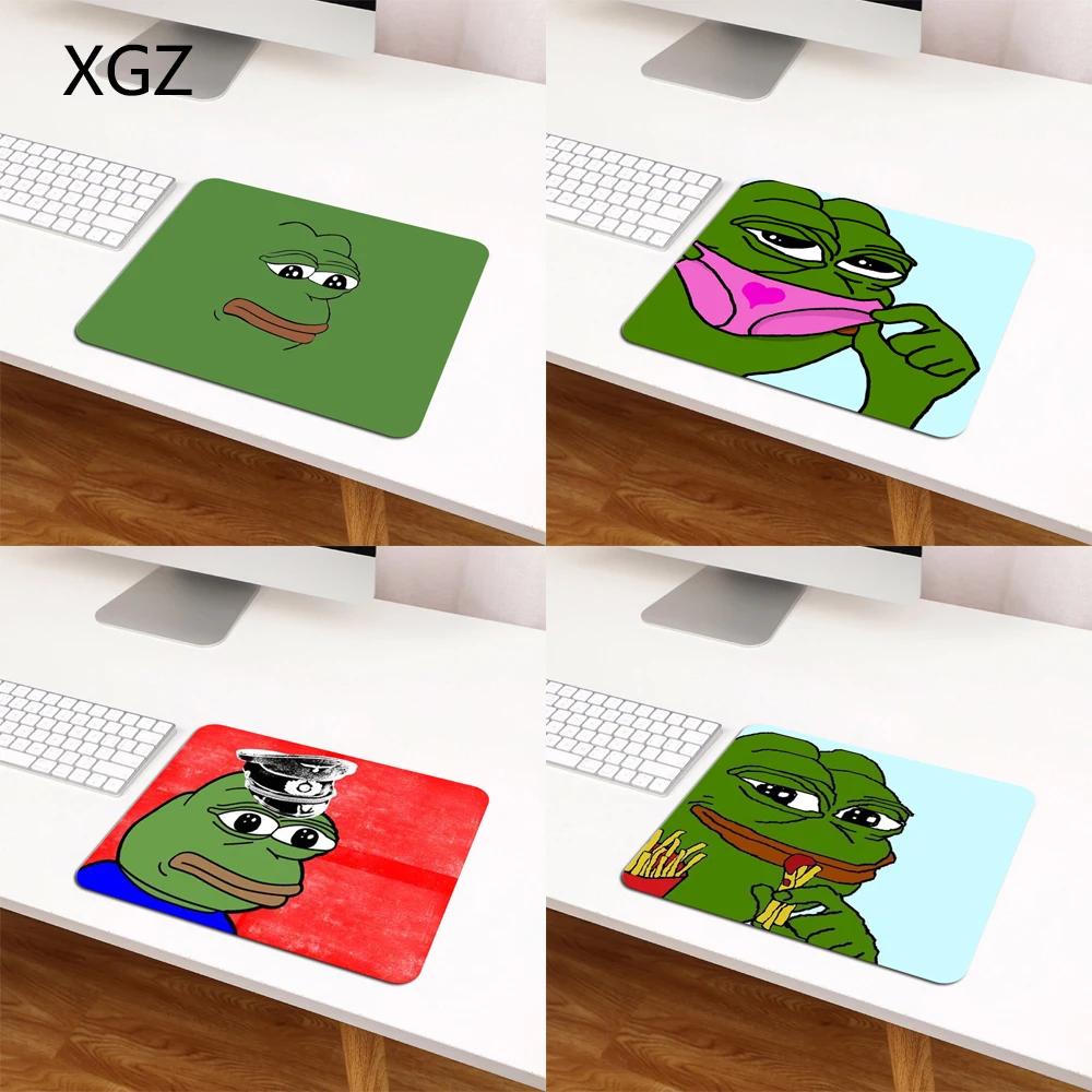 Настольный симпатичный коврик для мыши XGZ с забавной лягушкой игровые аксессуары