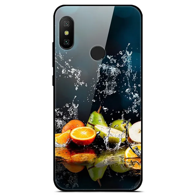 28 Силиконовый чехол для Xiaomi Mi A2 Lite чехол 360 полная защита закаленное стекло задняя крышка чехол для телефона s для Xiaomi Mi A2 бампер - Цвет: 28