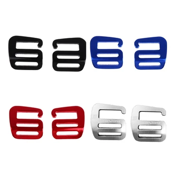 

8pcst 25mm G Hooks Outdoor Webbing Buckles Quick Release Buckle for Backpack Strap Outdoor Survival Multi-tool Camping Equipment