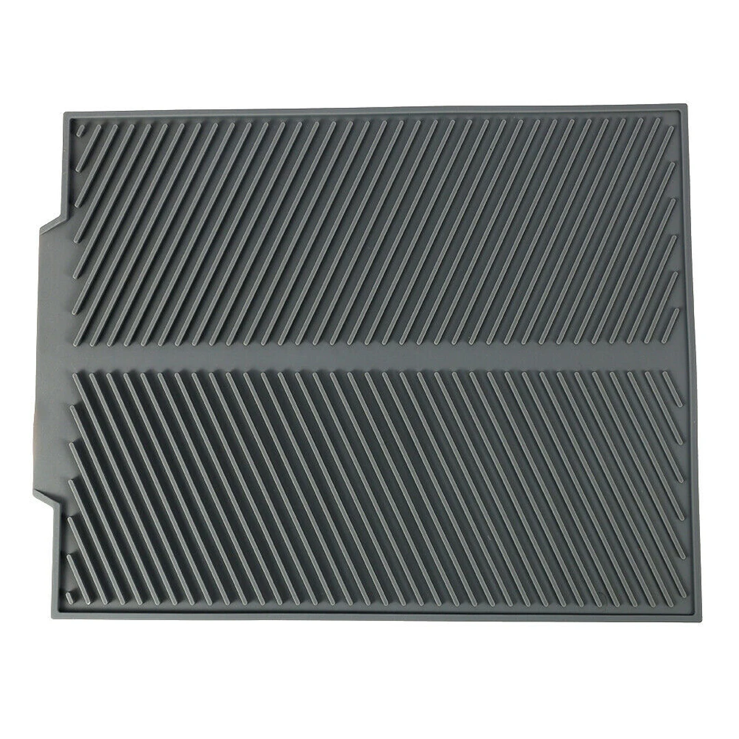 2 Colors Eco-friendly Silicone Drying Pad For Oven Microwave Refrigerator Dishwasher Kitchen Tableware Dish Mat 1 pc - Цвет: Gray