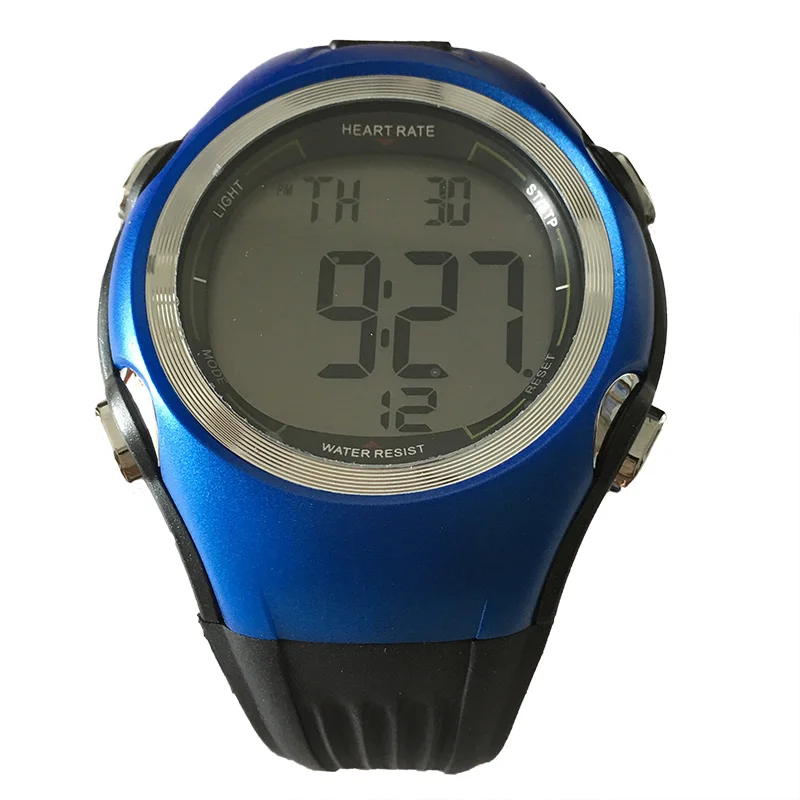 6 Heart Rate Monitor Men Sports polar Watches Waterproof Digital Wireless Running Cycling Chest Strap Women Sports Watch Orange