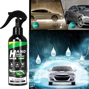 

120ml Car Interior Rubber And Plastic Retreading Agent Car Hydrophobic Polish Nano Coating Spray Scratch Repair Cleaning Agent
