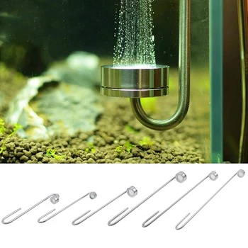 

Aquarium Ultra Thin Stainless Steel CO2 Diffuser Excellent Dissolve Rate S-200mm/250mm L-250mm/300mm/350mm/400mm