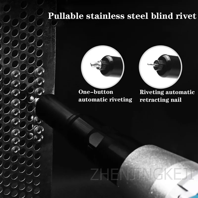 Kopen Nail Gun Elektrische Klinknagel Pistool Automatische Blind Klinknagel Pistool Liu Ding Pistool Klinknagel Pistool Latin Gun Lithium Batterij