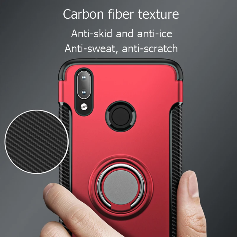 Роскошный противоударный Магнитный чехол для телефона Xiaomi Redmi Note 7 6 8 Pro Чехол-бампер для Redmi 7 6 6a автомобильный держатель Чехол-кольцо