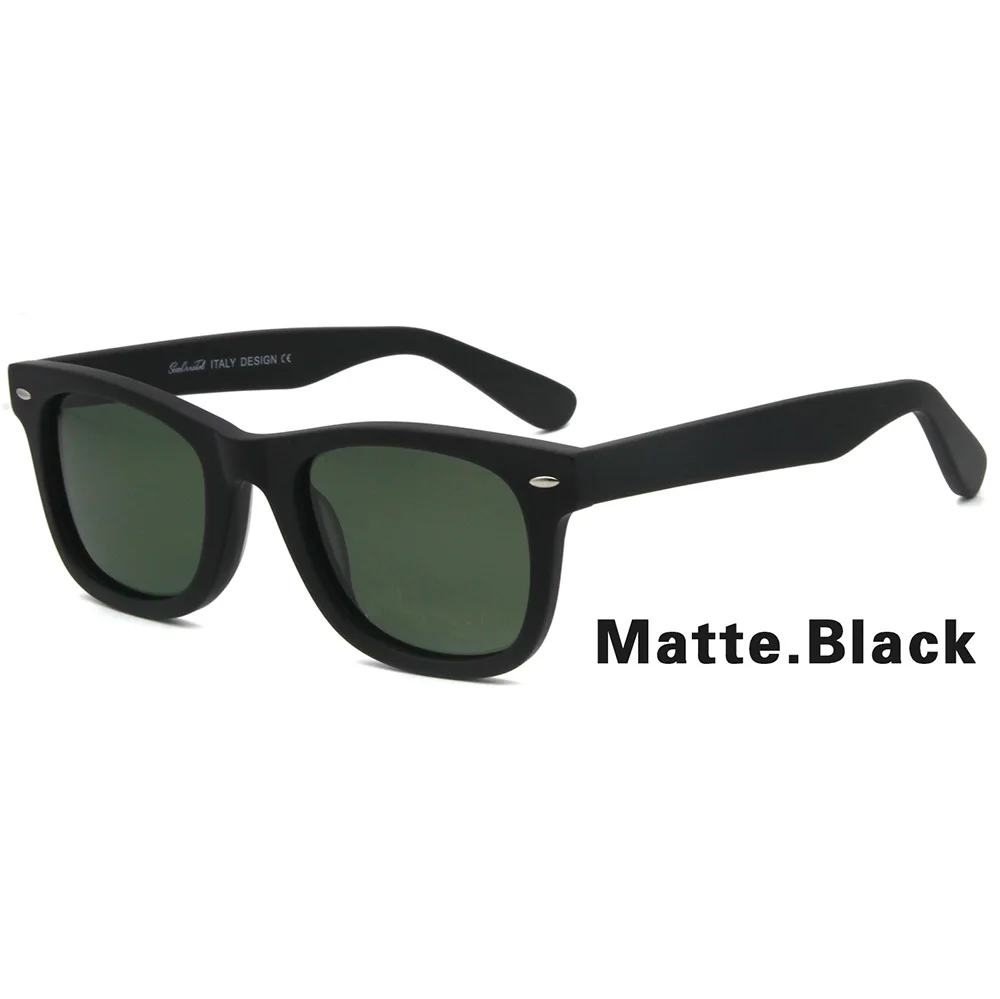 Маленькие миниатюрные очки для мужчин и женщин-подростков с классическими заклепками, без бликов, ацетат, модные солнцезащитные очки с защитой от УФ-лучей, никогда не SCT7047 - Цвет линз: Black
