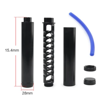 

6 inch small Spiral 1/2-28 or 5/8-24 Alloy Fuel Filter Single Core for NaPa 4003 WIX 24003 Solvent Motorcycle