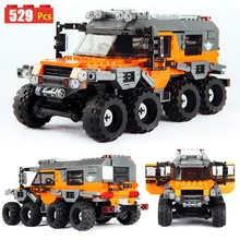 529pcs Technic Series All Terrain Vehicle Off-road Car Model Building Blocks With Figures Assembly Block Bricks Toy Gift For Kid my world figures tree toy building blocks model garden bricks toy gift for kid compatible with legoinglys minecrafted