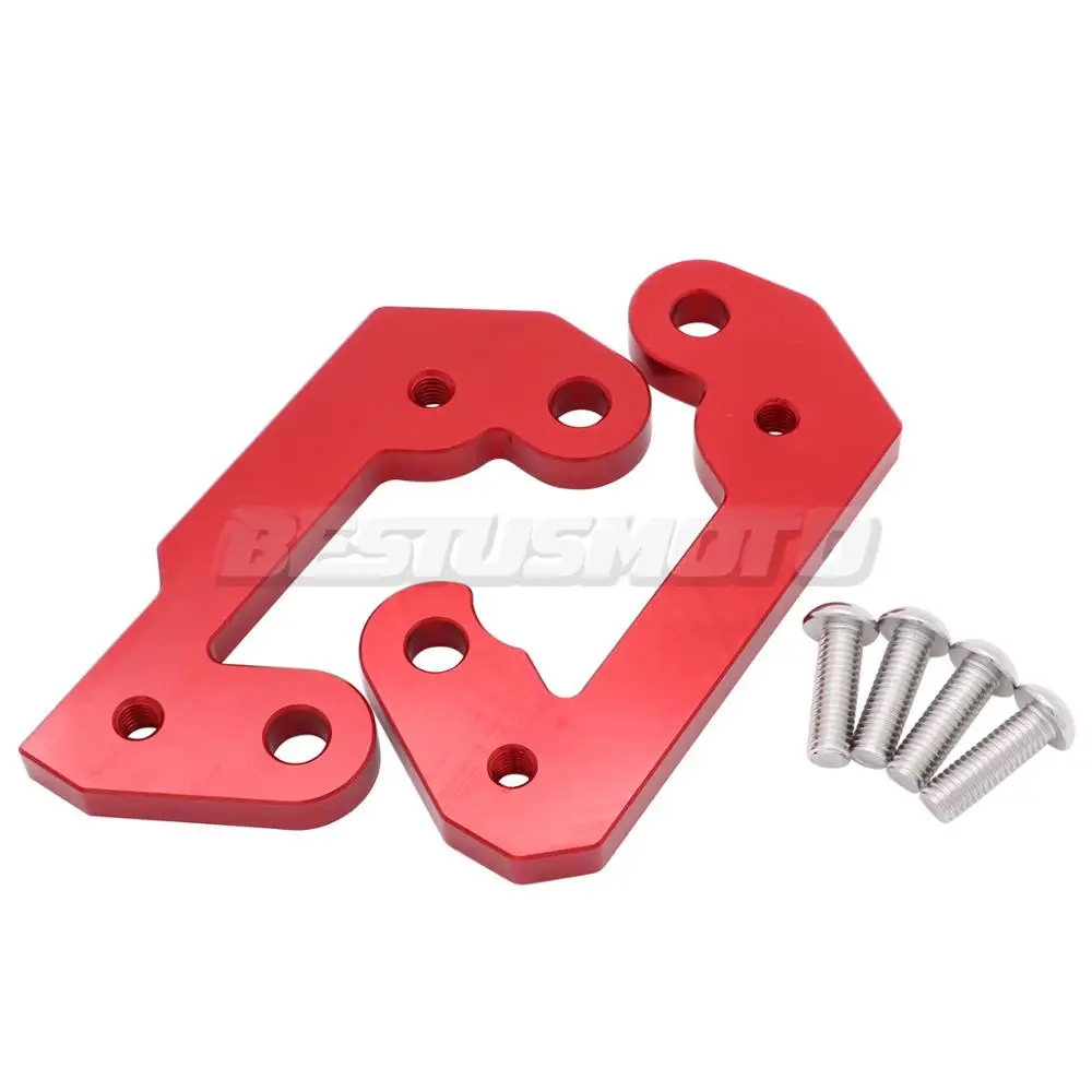 CNC алюминиевый мотоцикл Rearset база подножки задние для Kawasaki NINJA 400 NINJA400 NINJA250 NINJA 250 Z400 Z 400 - Цвет: Красный