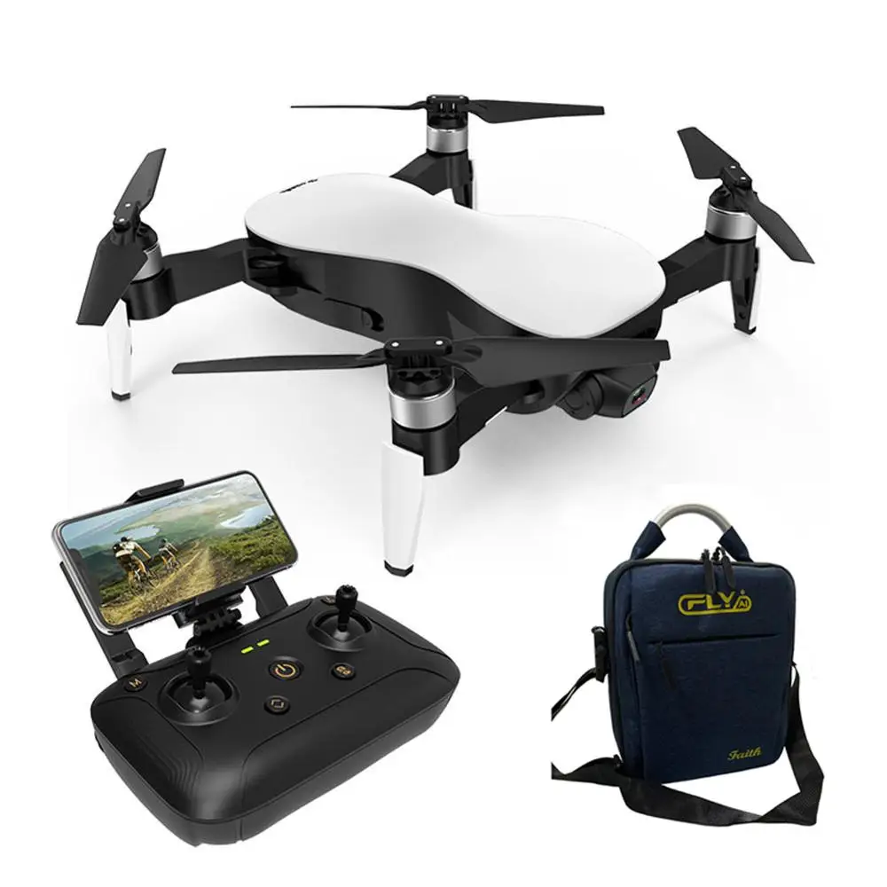 C-FLY вера 5G WI-FI 1,2 км с видом от первого лица gps с 4K HD Камера 3-осевой стабильный Gimbal 25 минут времени полета RC Дрон Квадрокоптер RTF VS X12 - Цвет: 4k 1 battery bag
